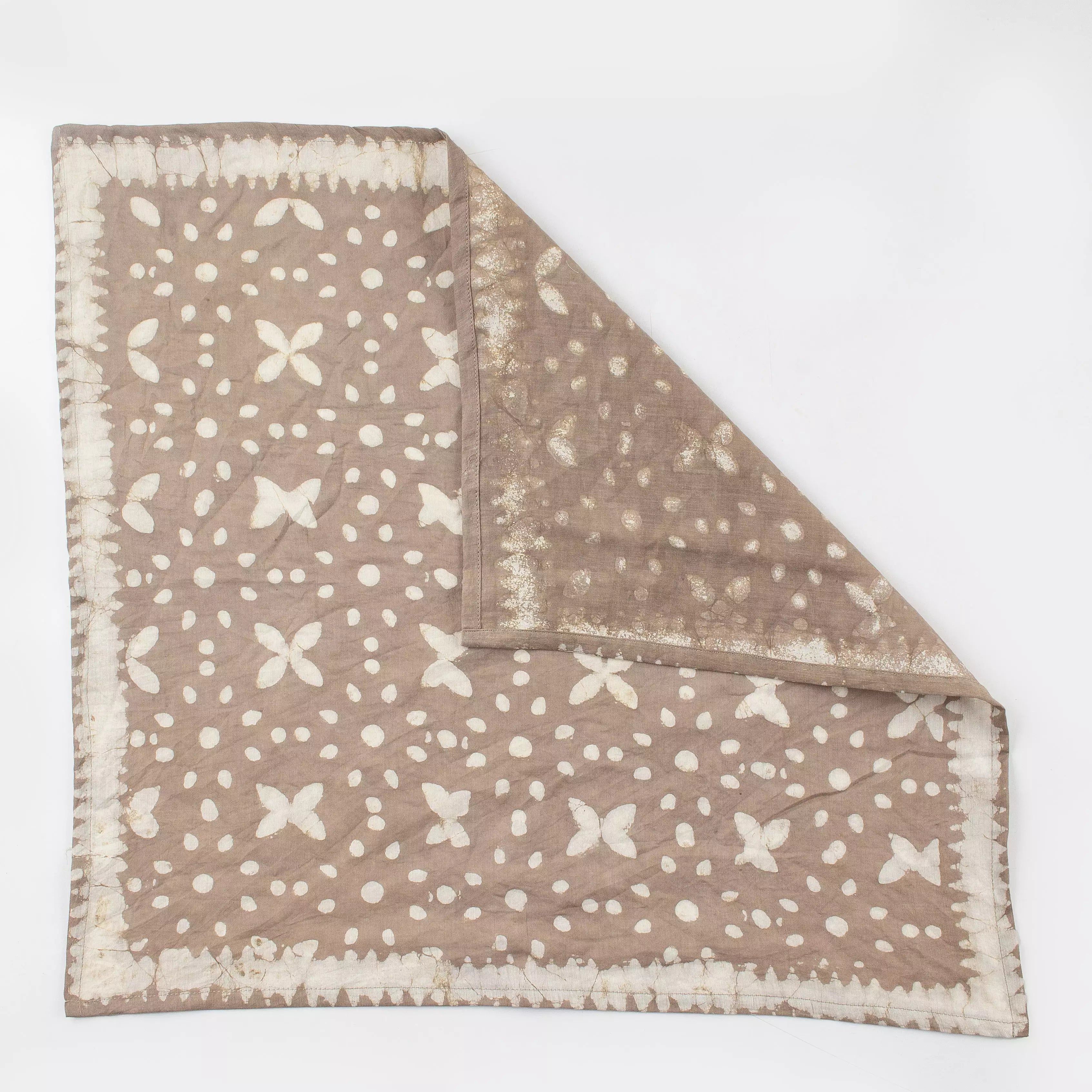 Hand Block Printed Cotton Floral Head Bandana for Men And Women 615